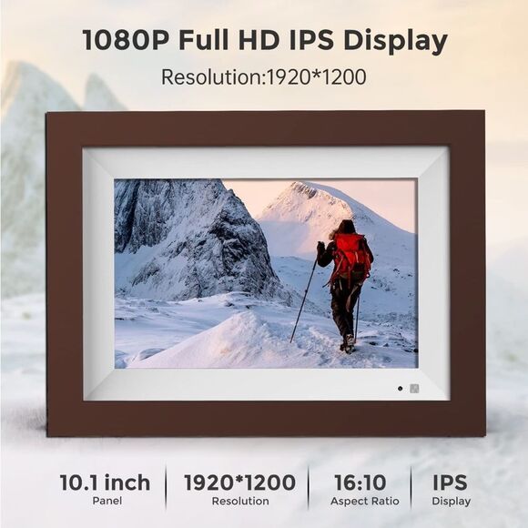 COPY - Digital Picture WiFi Digital Photo Frame Full HD Display Touch ScreenEle… - Picture 1 of 8